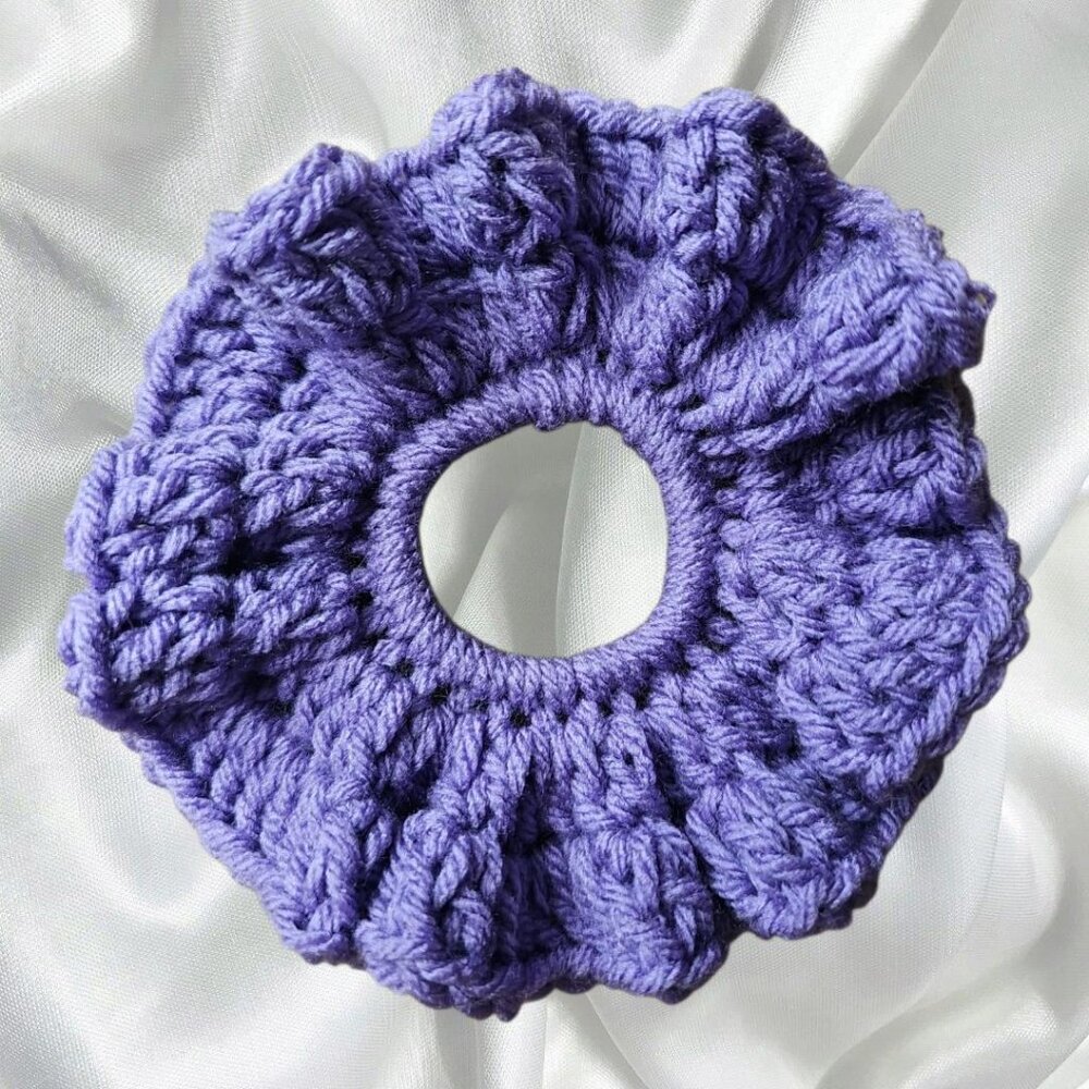 Handmade Crochet Scrunchies – Soft, Stretchy & Stylish!